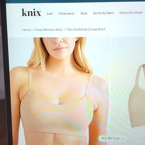 Knix bra 40A,49B,40C 'NWT'